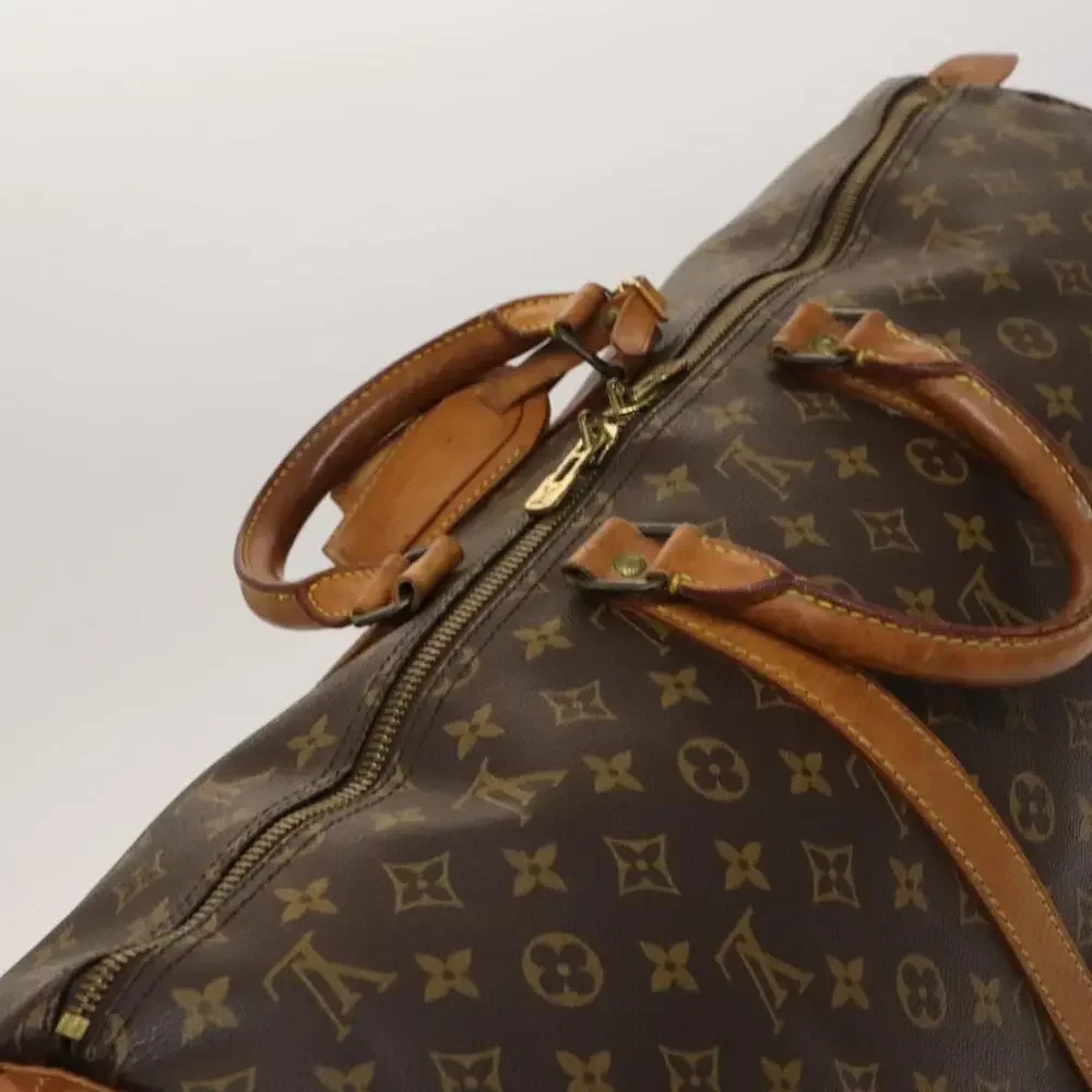 LOUIS VUITTON Monogram Keepall 55 Boston Bag M41424